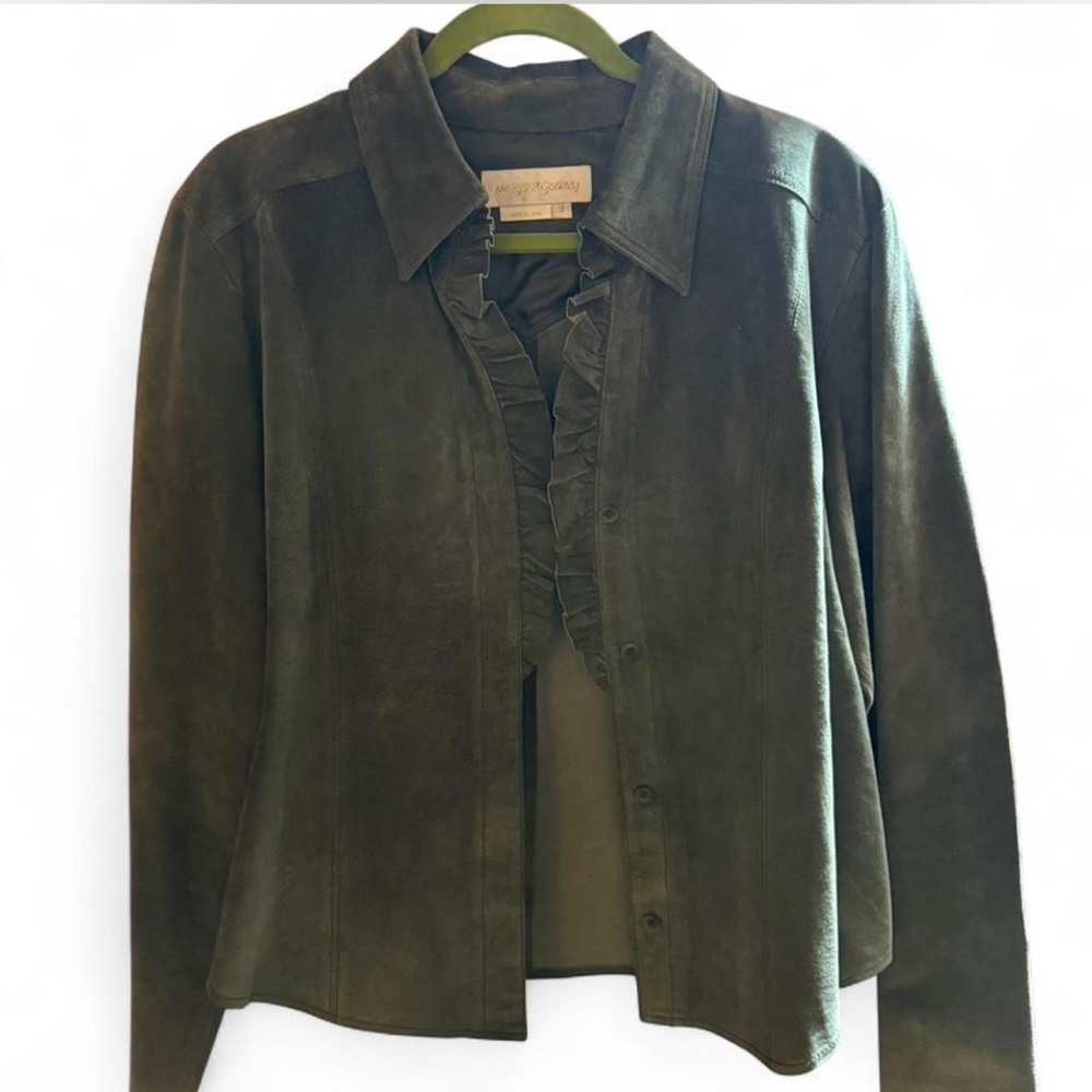 Women's Green suede Jacket